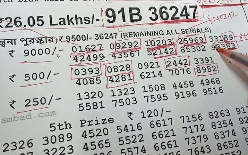 punjab lottery ticket at A1 Lottery App body image